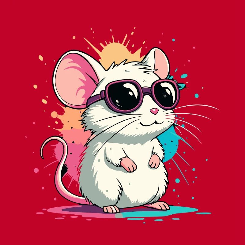 Mouse Chic Neonbrillen
