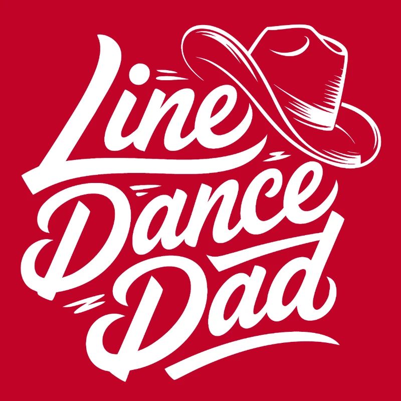 Line Dance Dad Cowboy Hat Design