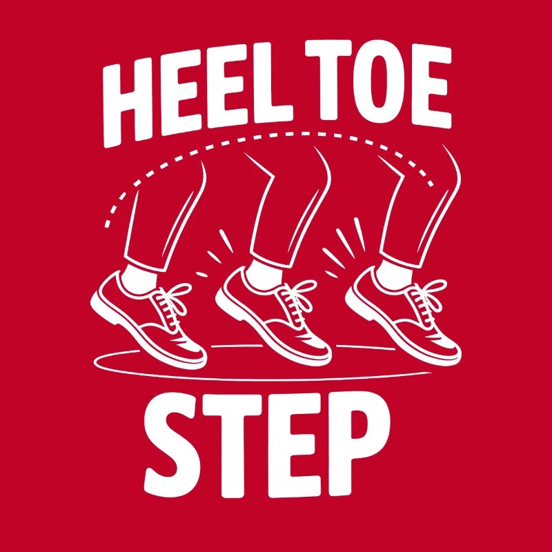 Danseuse de claquettes Heel Toe Toe