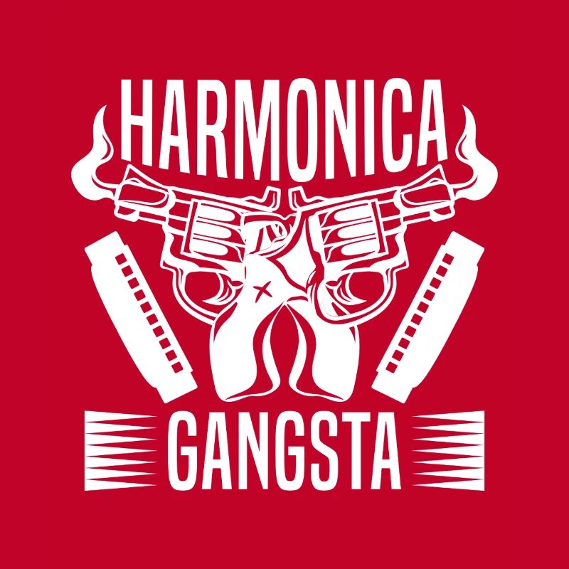 Harmonica Musican Gangsta Harmonica