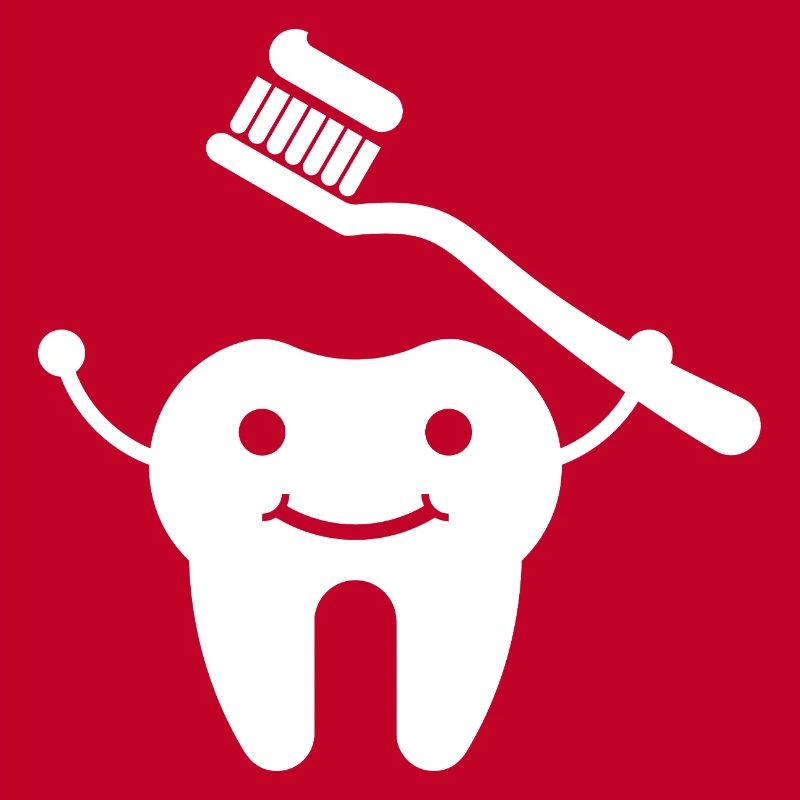 Dent avec brosse à dents