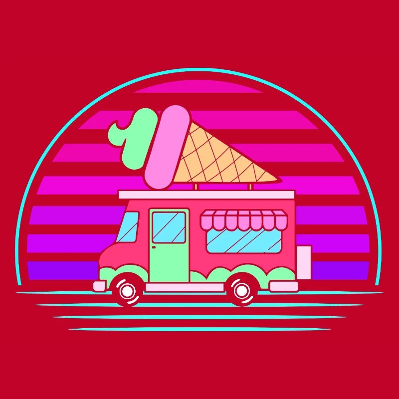 Eiscreme Eiswagen Eis Eisdiele
