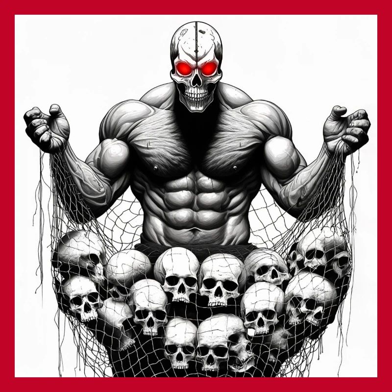 Muscular Net Skulls