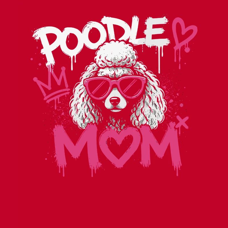 Pudel Mama Graffiti Pink