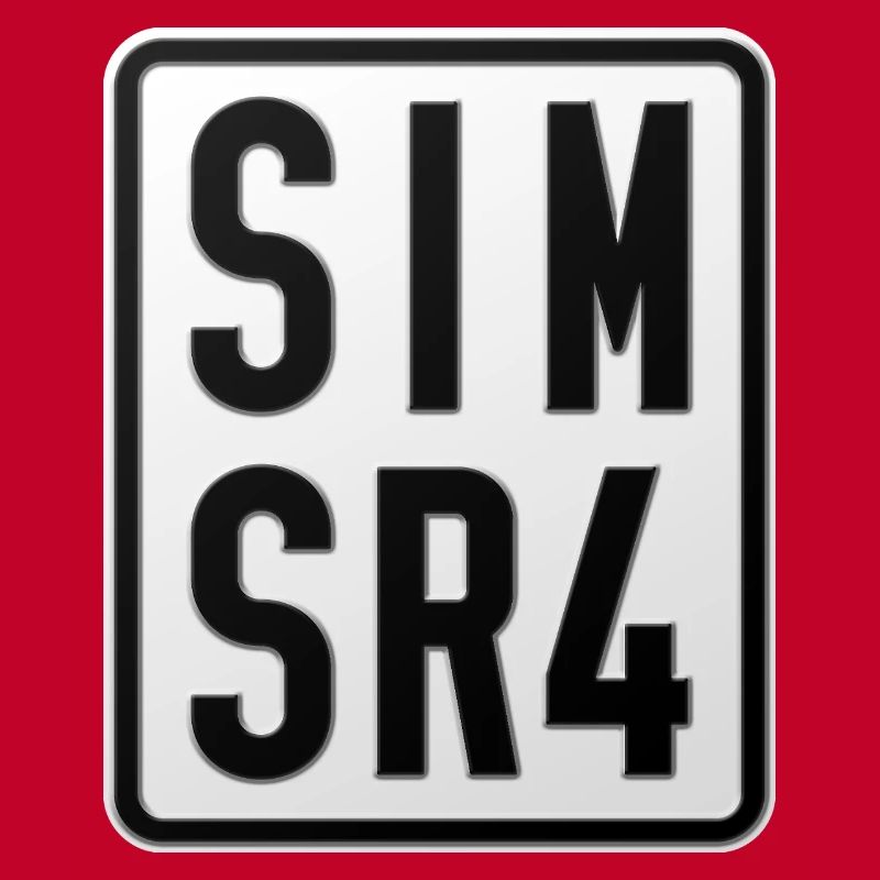 Simson SR4 Moped License Plate