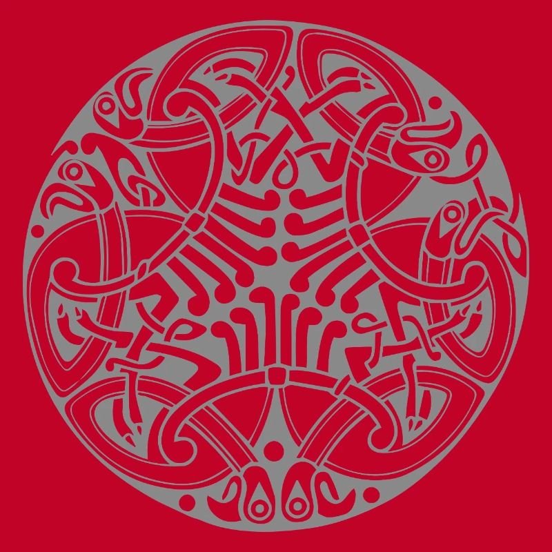 Interlaced Circle Celtic Knot-Mandala