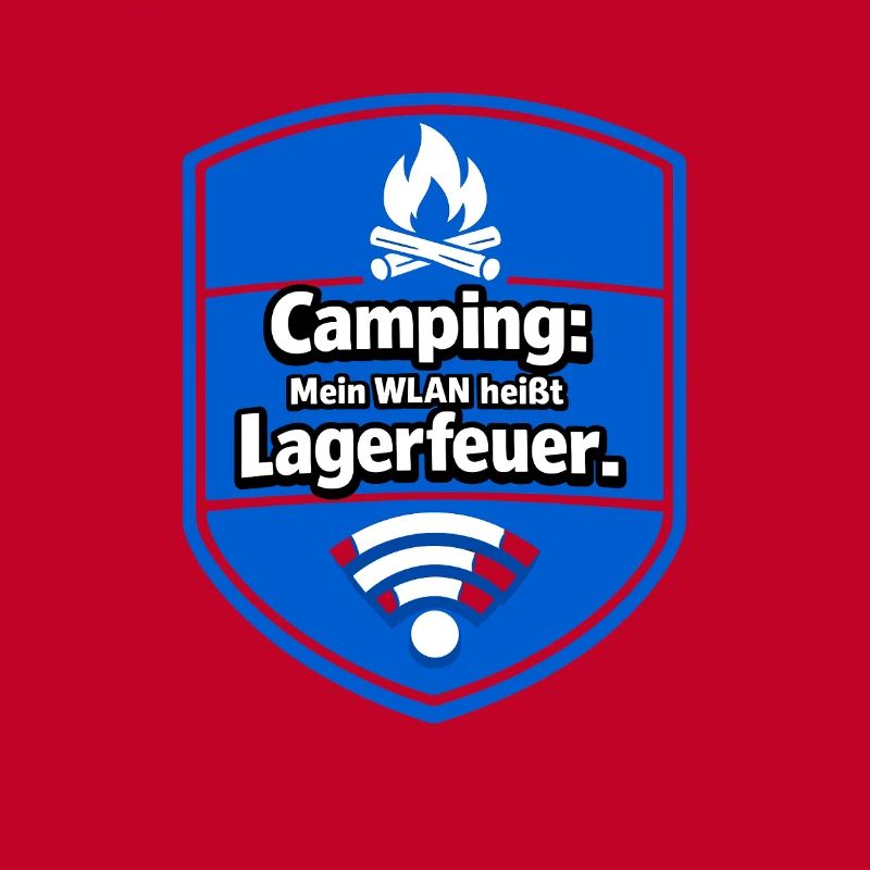 Feu de camp de camping