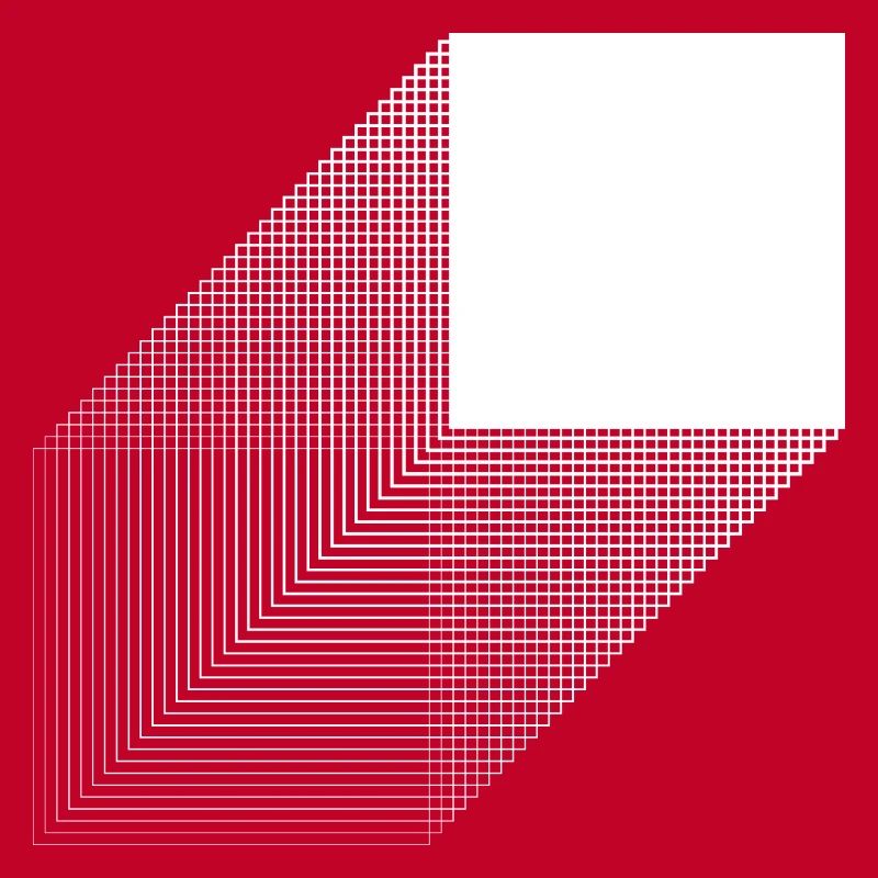Kühnes quadratisches Bauhaus-Design