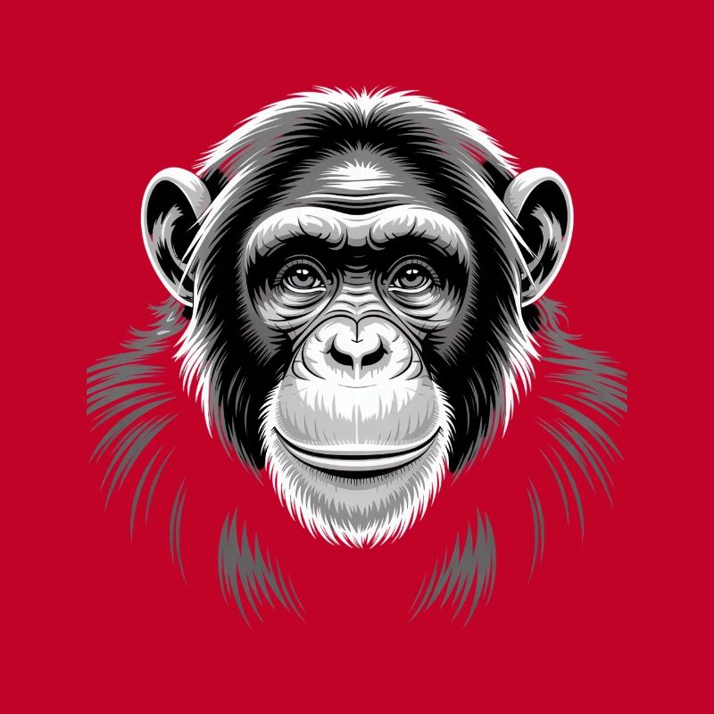 Affe Schimpanse