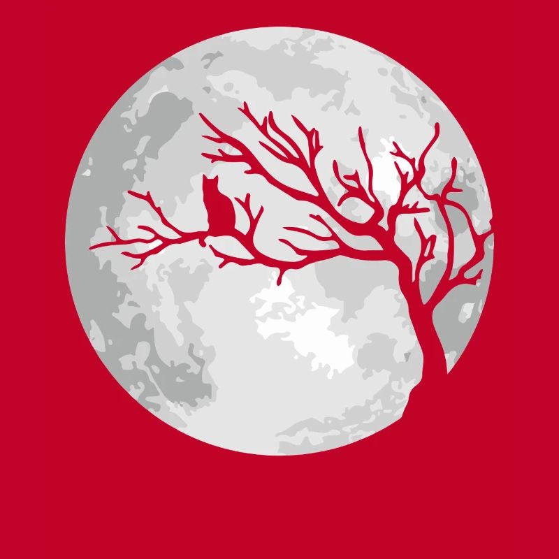 Lune de Chat Lune d’Halloween