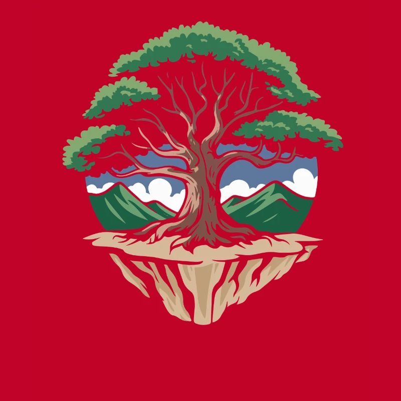 Tree Island Circle Landscape