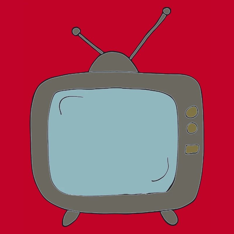 fernseher comicstyle