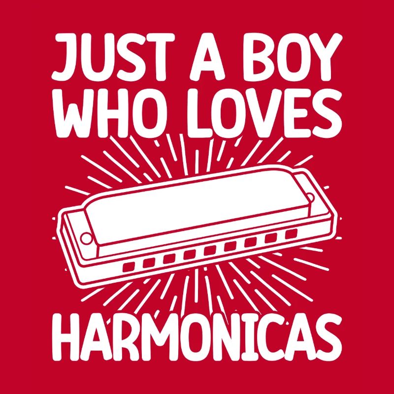Harmonica Musican Just A Boy Who Love Harmonica