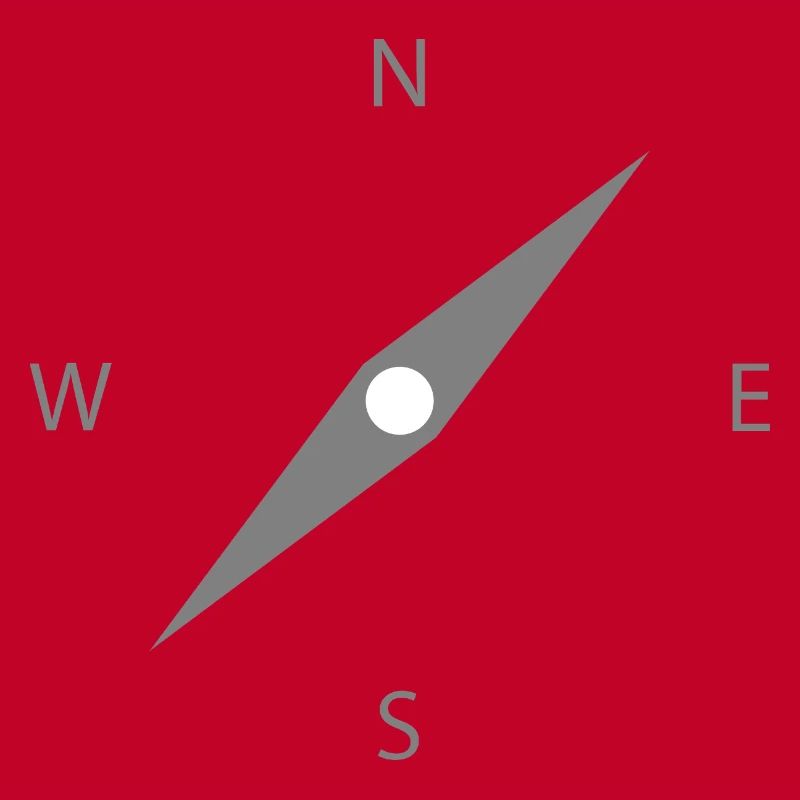 North Star Compass Illustration