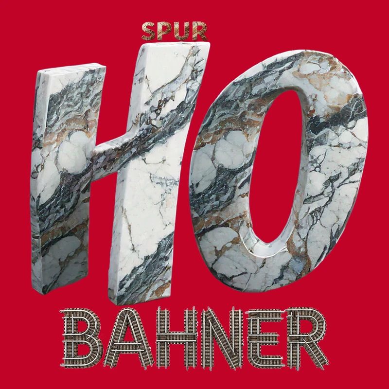 SPUR H0 BAHNER – Marmor Edition