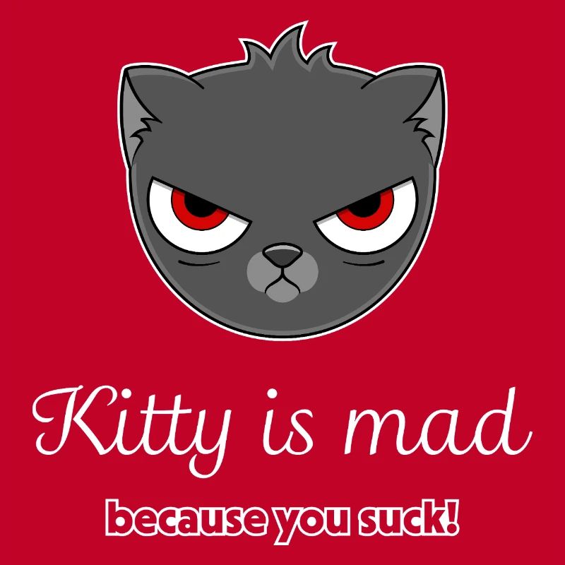 offended cat