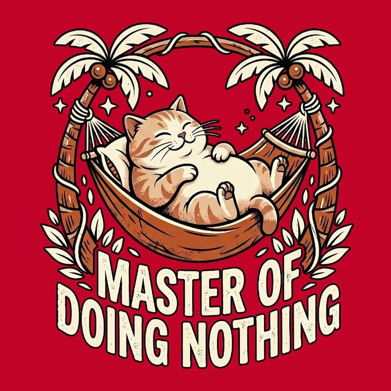 Cat Master Of Doing Nothing