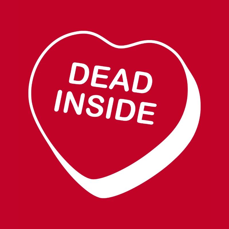 Dead Inside Heart Design