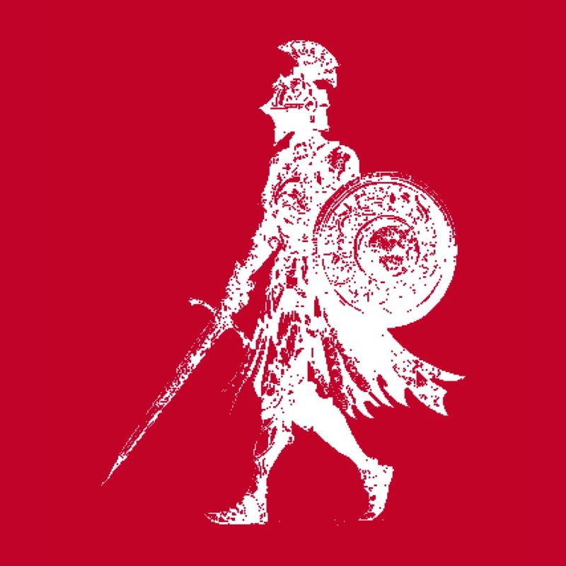 Knight Silhouette Shield Sword
