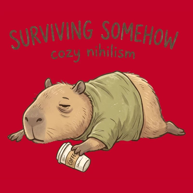 Cuddly Nihilism Capybara