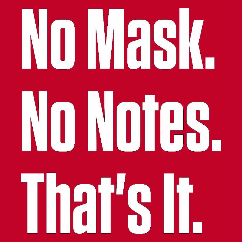 Pas de masque Pas de notes Orgueil neurodivergent