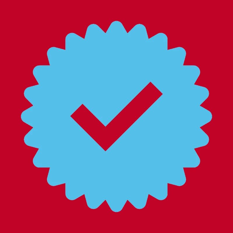 Blue Tick Abzeichen