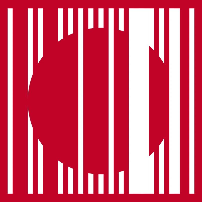 Vertical Stripe Circle