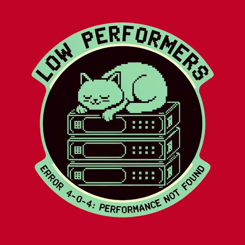 Low Performers Cat Server Pixel Art