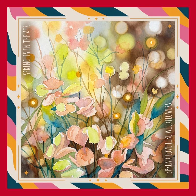 Richesse florale aquarelle