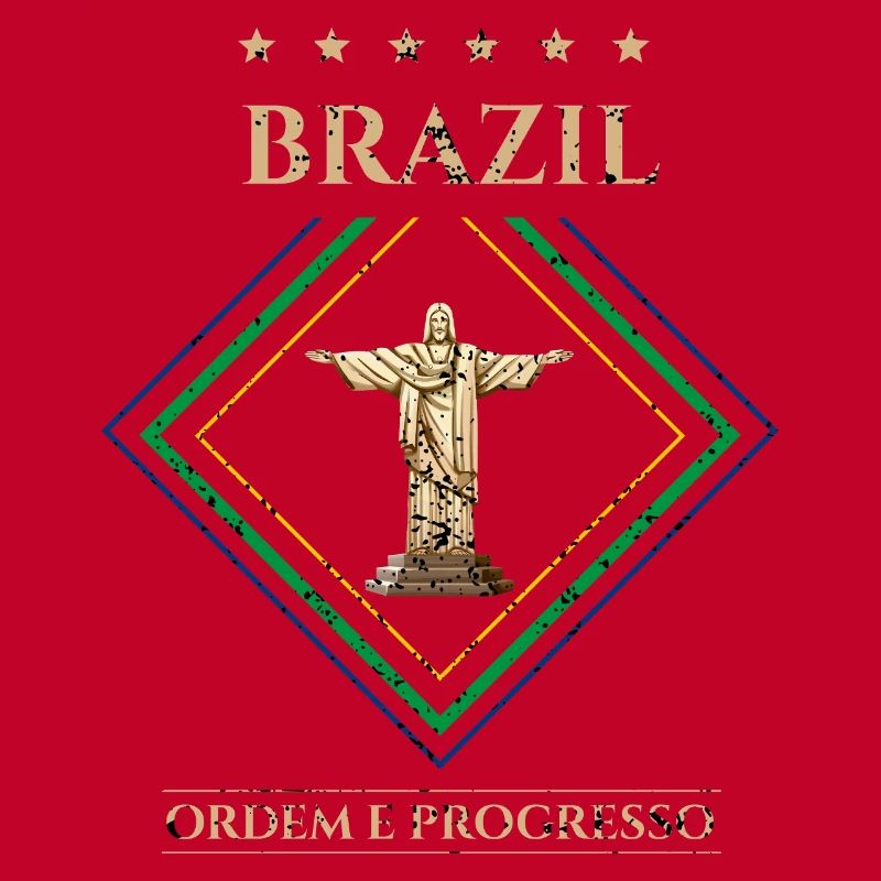 Brésil vintage-Ordre et Progrès