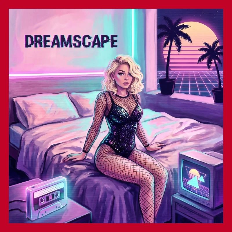 Traumlandschaft Neon-Diva
