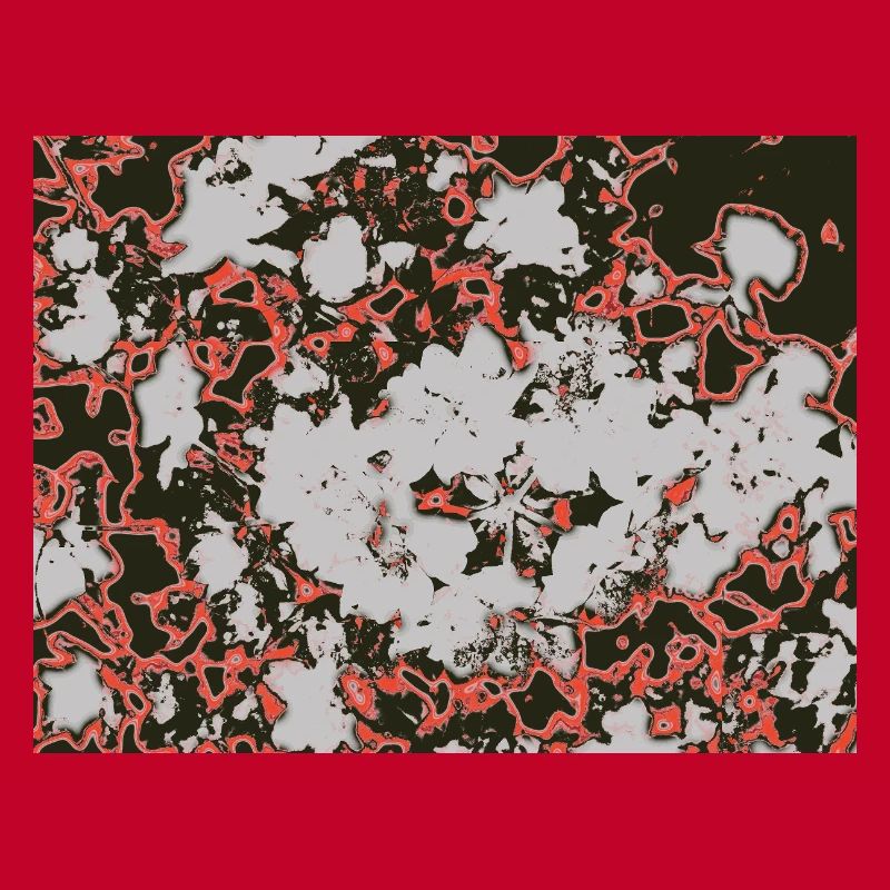 Red Nebula Abstract Pattern