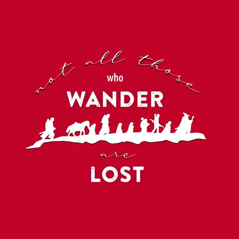 Nerd wandern Spruch Herr Ringe Schicksalsberg