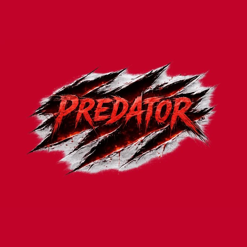 Predator Scratch Retro Style