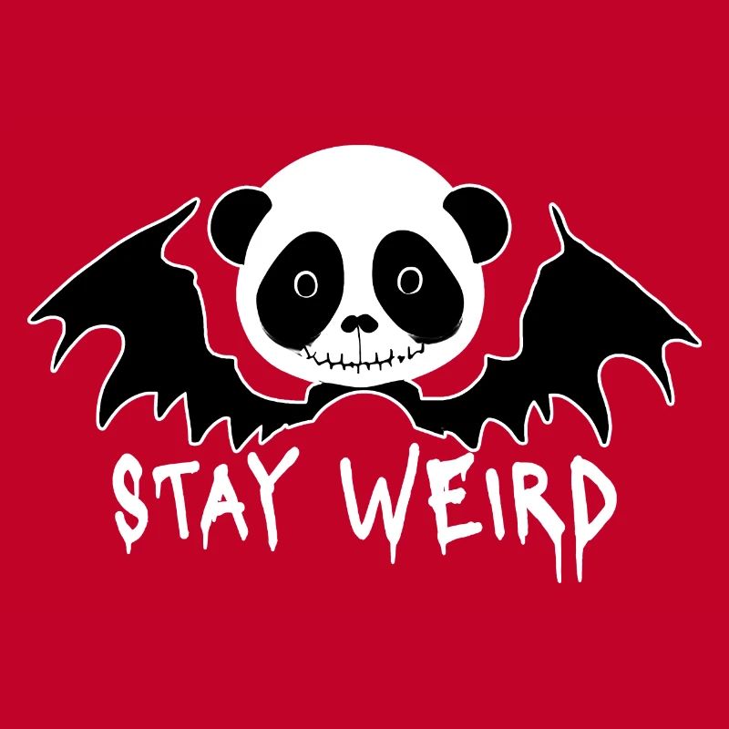 Restez bizarre Goth Panda