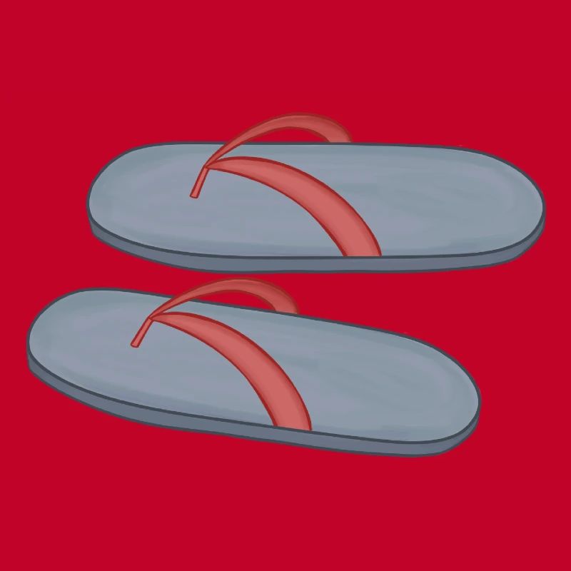 Conception de tongs de plage