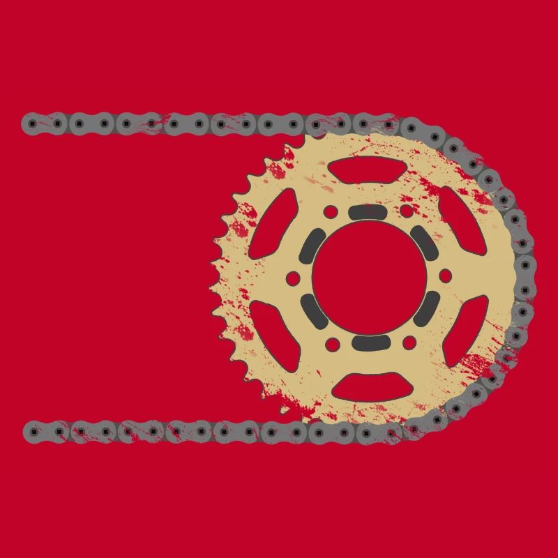 Sprocket chain composite cracks
