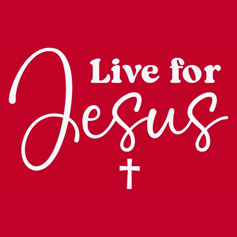 Live for Jesus Script Typography