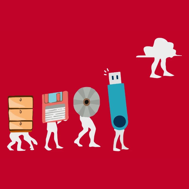 Cloud-Computing-Lustige Programmierer-Daten-KI-Software