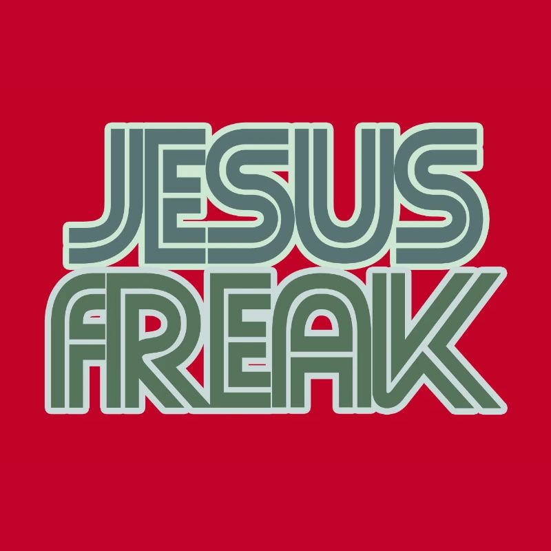 Graphique rétro de Jésus Freak