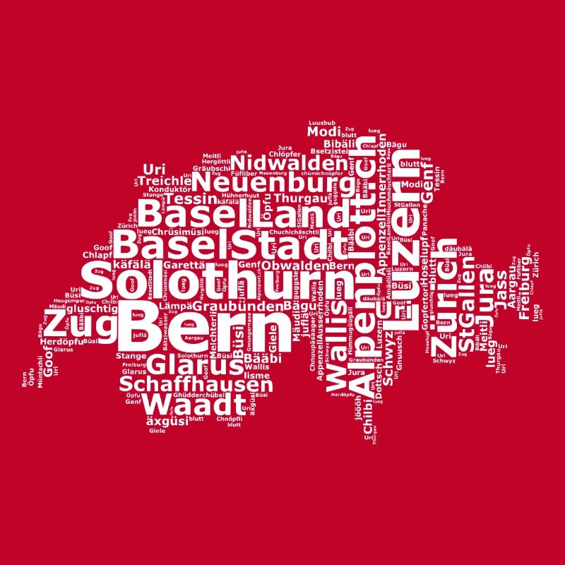 Switzerland dialect white