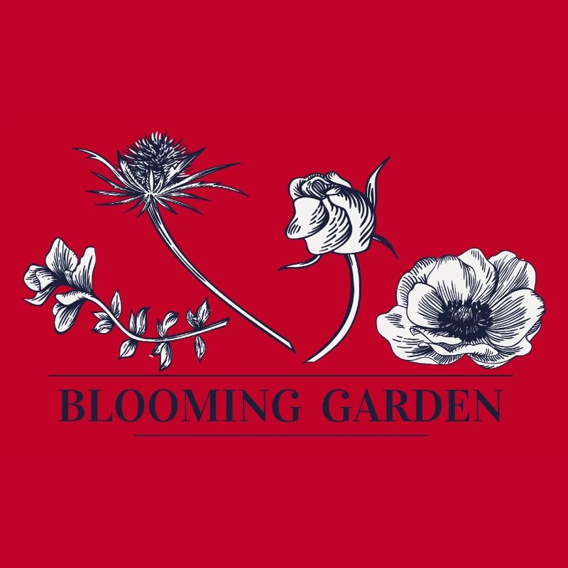 Blühender Garten 
