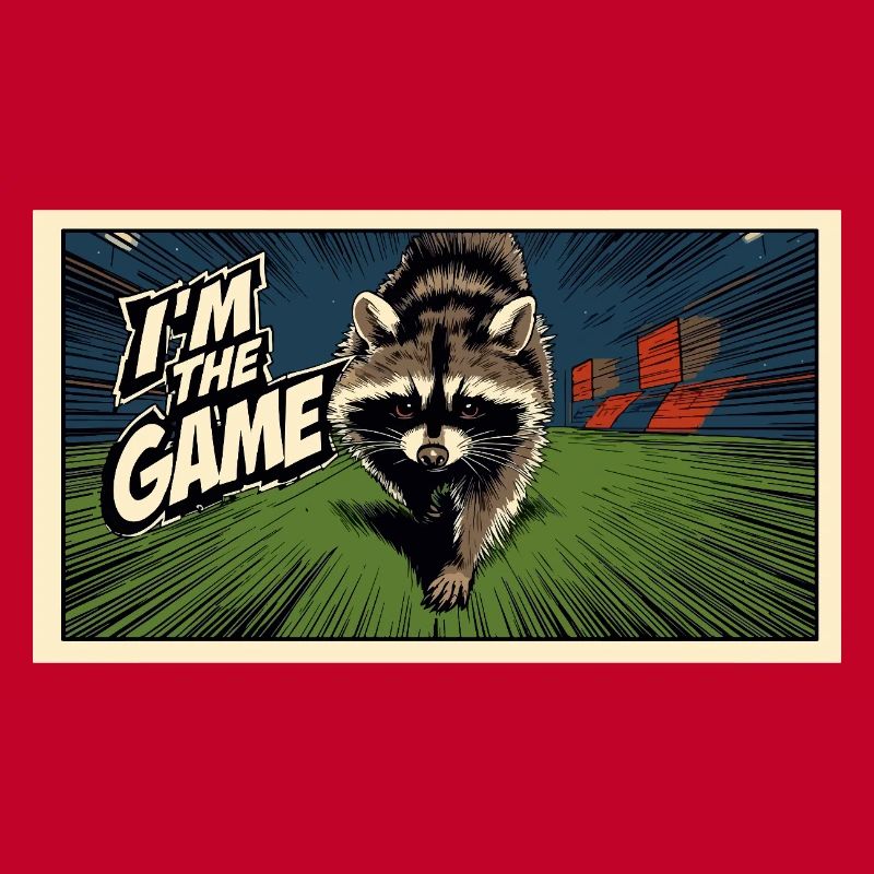 Ich bin das Game Waschbär