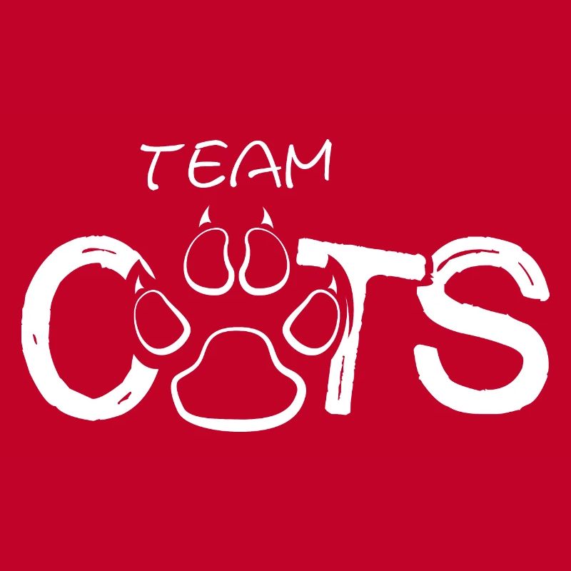 Icône de l’équipe de patte de chat illustration icône du logo