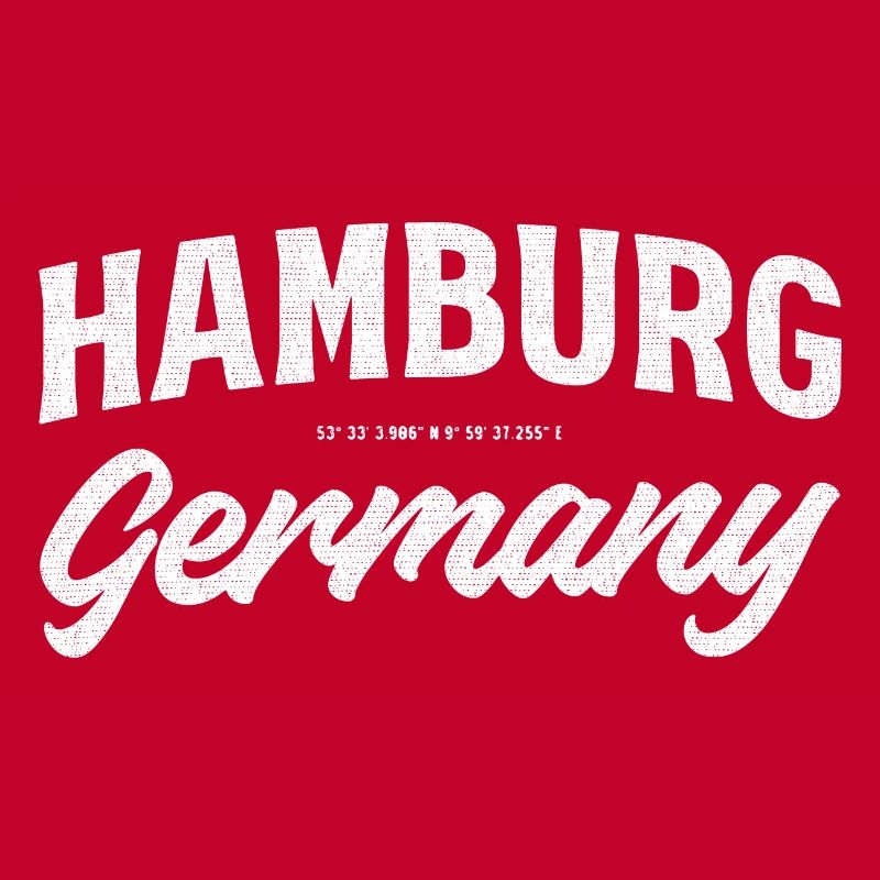 Hamburg Block & Script Emblem