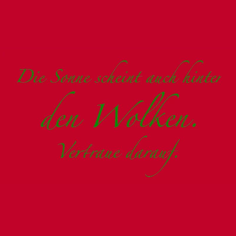 Sunlight Behind Clouds Saying