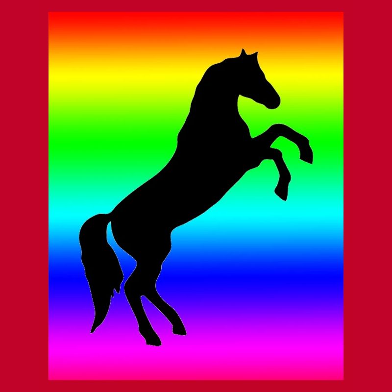 Cheval arc-en-ciel