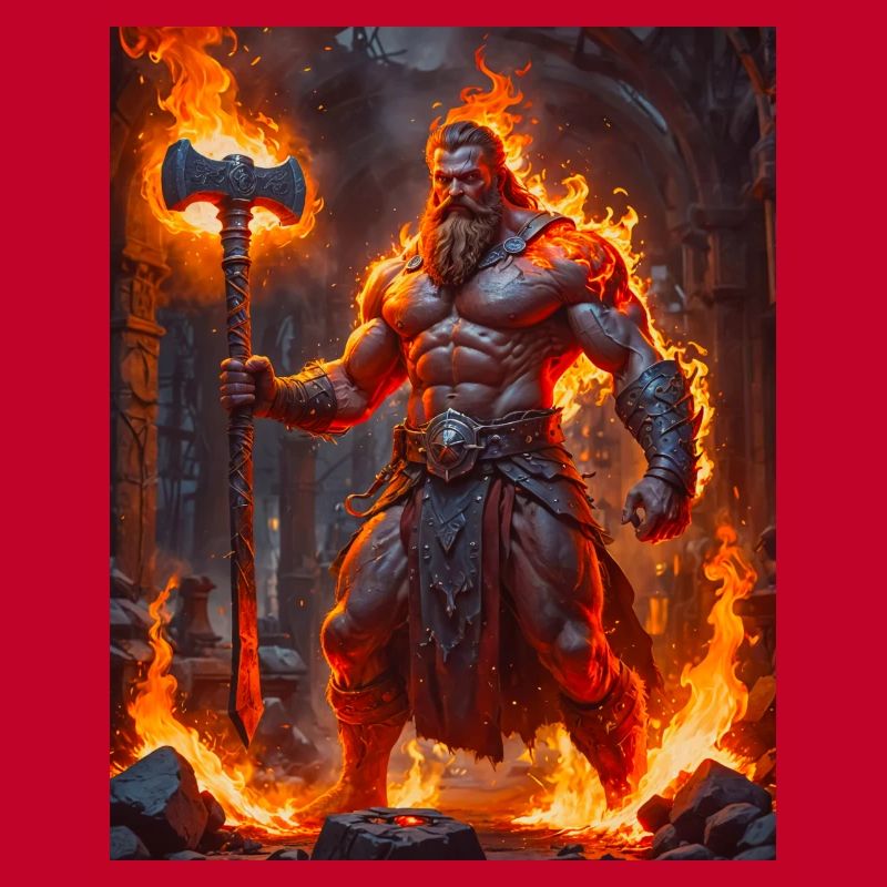 Svarog, dieu slave du feu, de la forge et du céleste