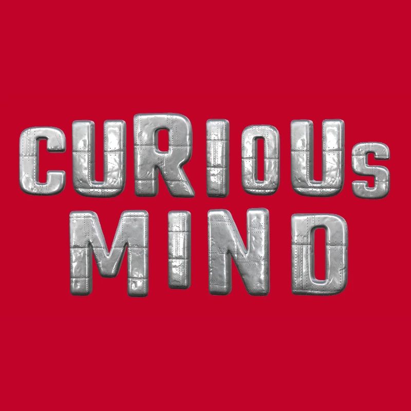 curious Mind metallic 3d