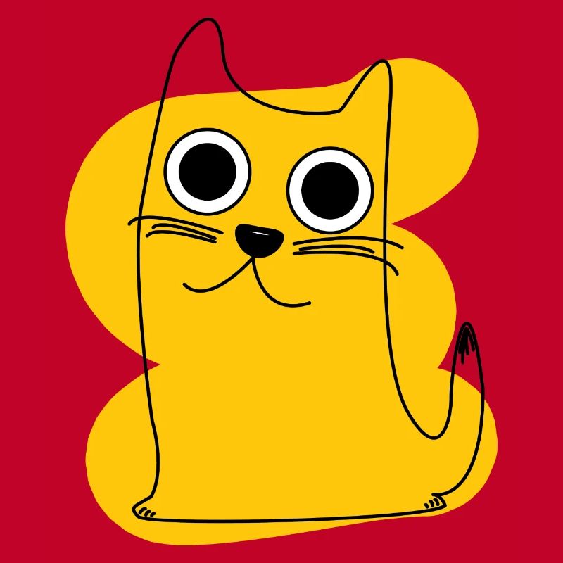 Chat jaune